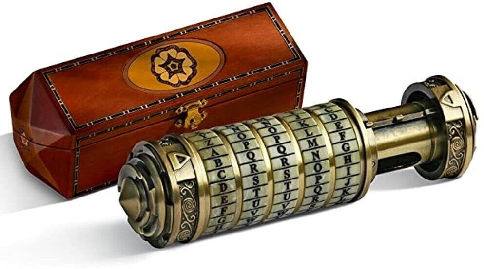 The Noble Collection Da Vinci Code Cryptex Scale Prop Replica