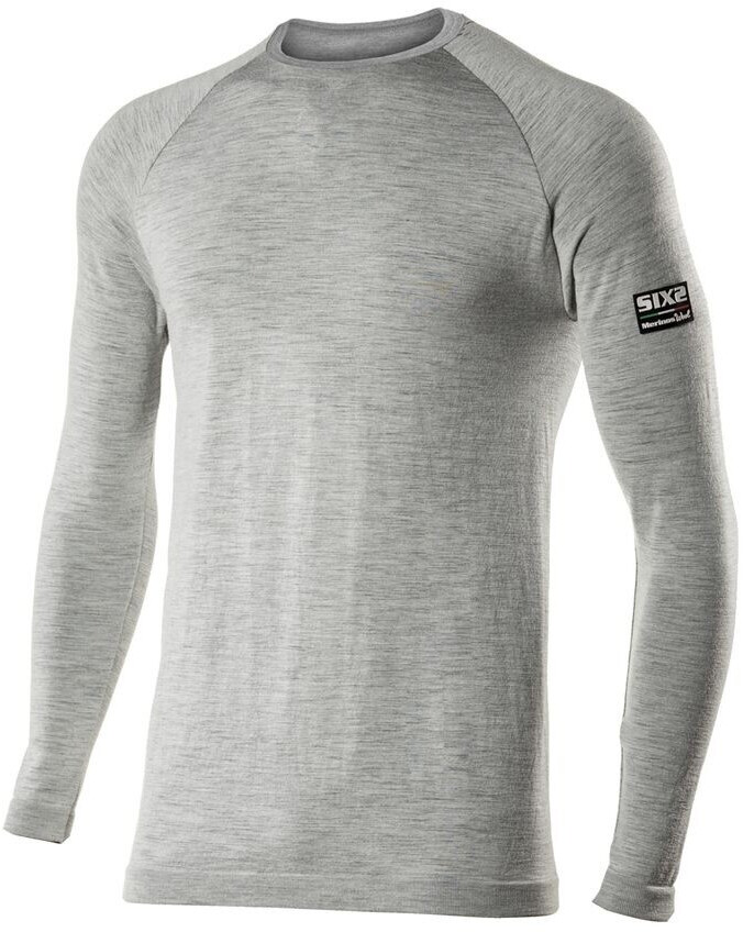 SIX2 Ts2 Merinos Long Sleeve Baselayer Wool grey TS2MLXLWO-
