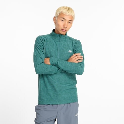 New Balance Space Dye Half-Zip Long Sleeve T-shirt MT41915-NUS