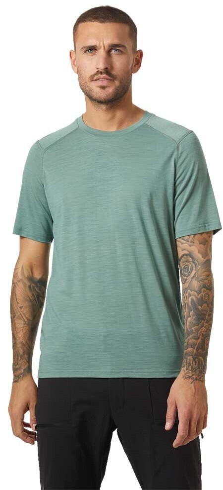 Helly Hansen Durawool Short Sleeve Baselayer Cactus 49529 489