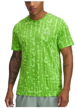 Under Armour Launch Printed Short Sleeve T-Shirt cyber green
