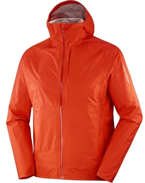 Salomon Bonatti Waterproof Jacket cherry tomato orange
