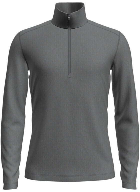 Icebreaker Merino Tech LS Half Zip gritstone hthr
