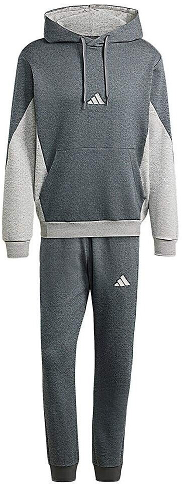 Adidas Sportswear Fleece Colorblock Tracksuit grey