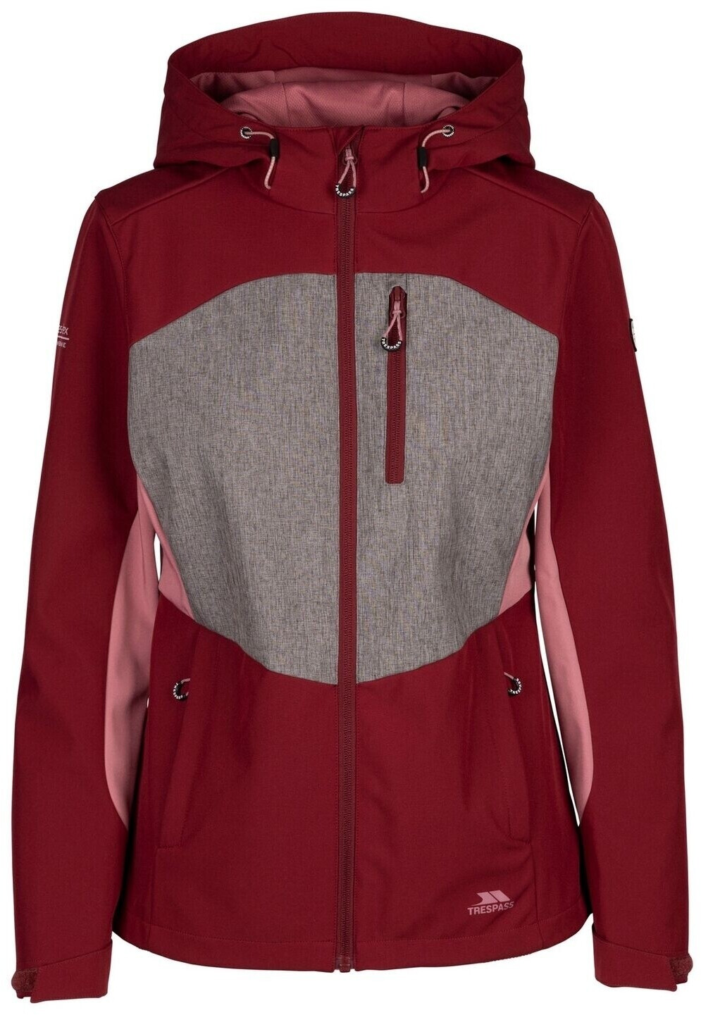 Trespass Eckwood Softshell Jacket dark cherry FAJKSSTR0025-DRC