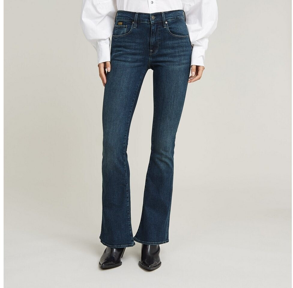 G-Star 3301 Flare Jeans dark blue D21290-D987-H281