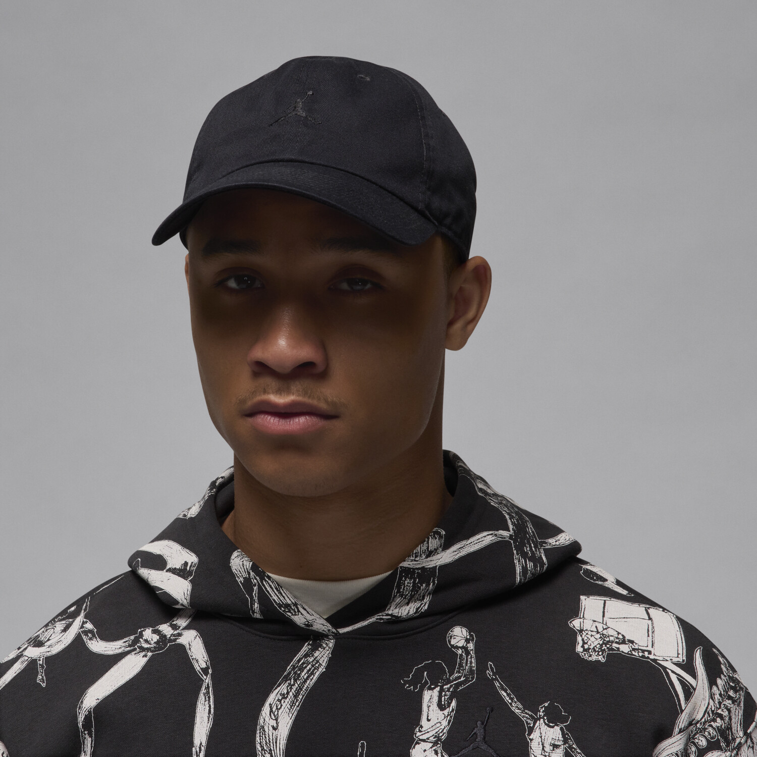 Jordan ClubUnstructured Cap curved brim black