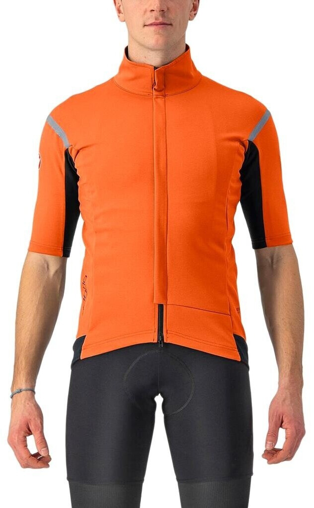 Castelli Gabba RoS Rosso Corsa GORE-TEX INFINIUM Short Sleeve Jersey bright orange black