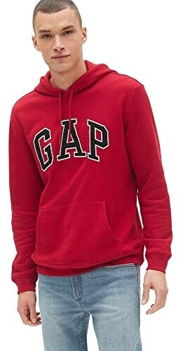 GAP Hooded Fleece Sweatshirt burgundy