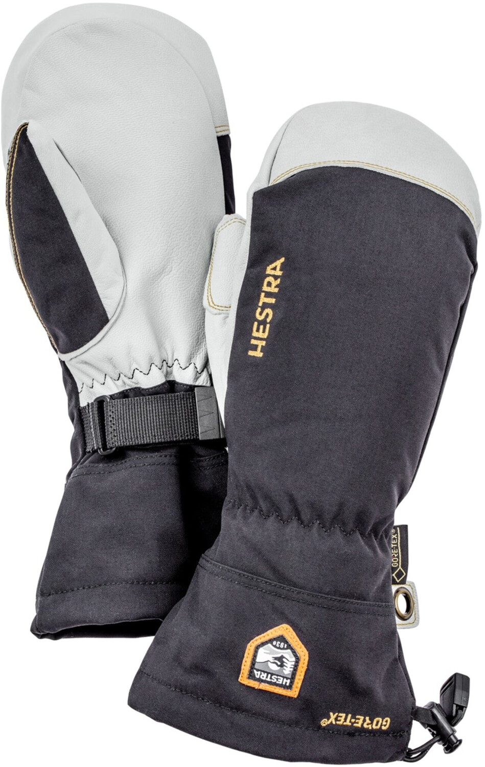Hestra Army Leather Gore-tex Mitt black grey 100300