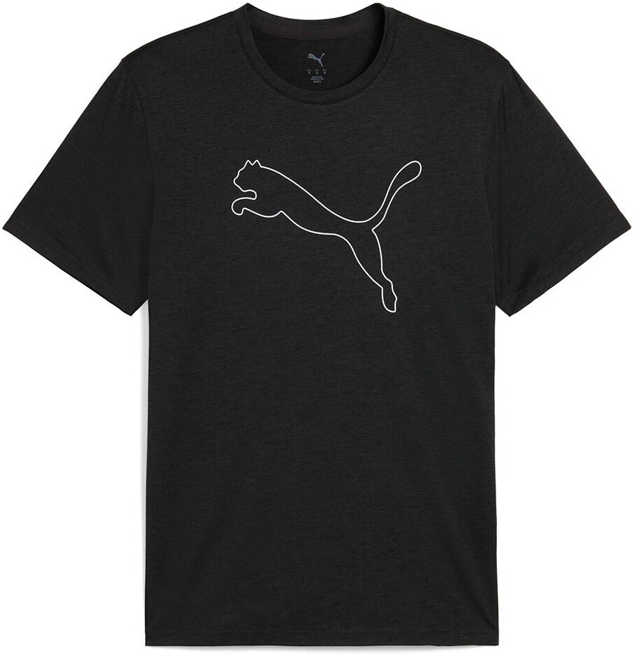 Puma Tad Essential Heather Large Cat Training Shirt black heather