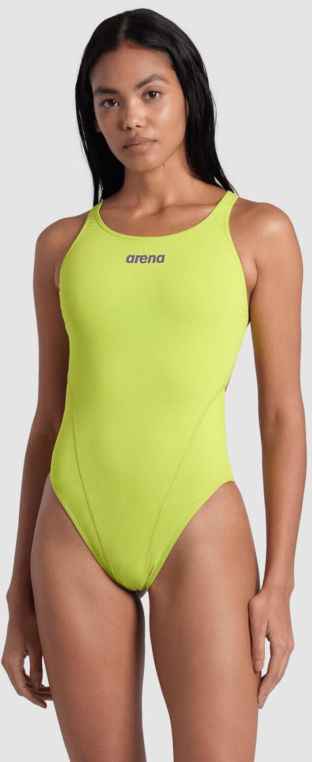 Arena Team Tech Solid One Piece Women's Swimsuit soft green