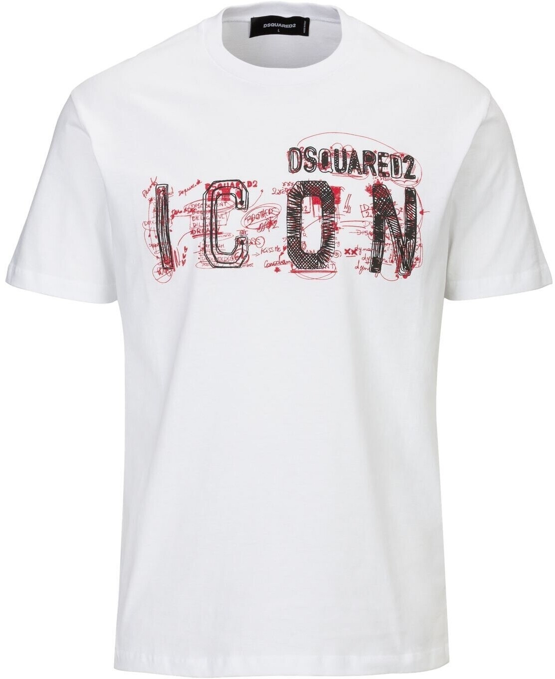 Dsquared2 T-Shirt Icon Scribble Cool Fit