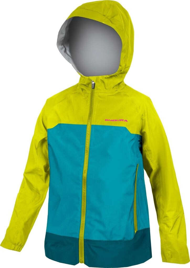 Endura Mt500 Jr Wasserdichte Kinder Jacke grün blau