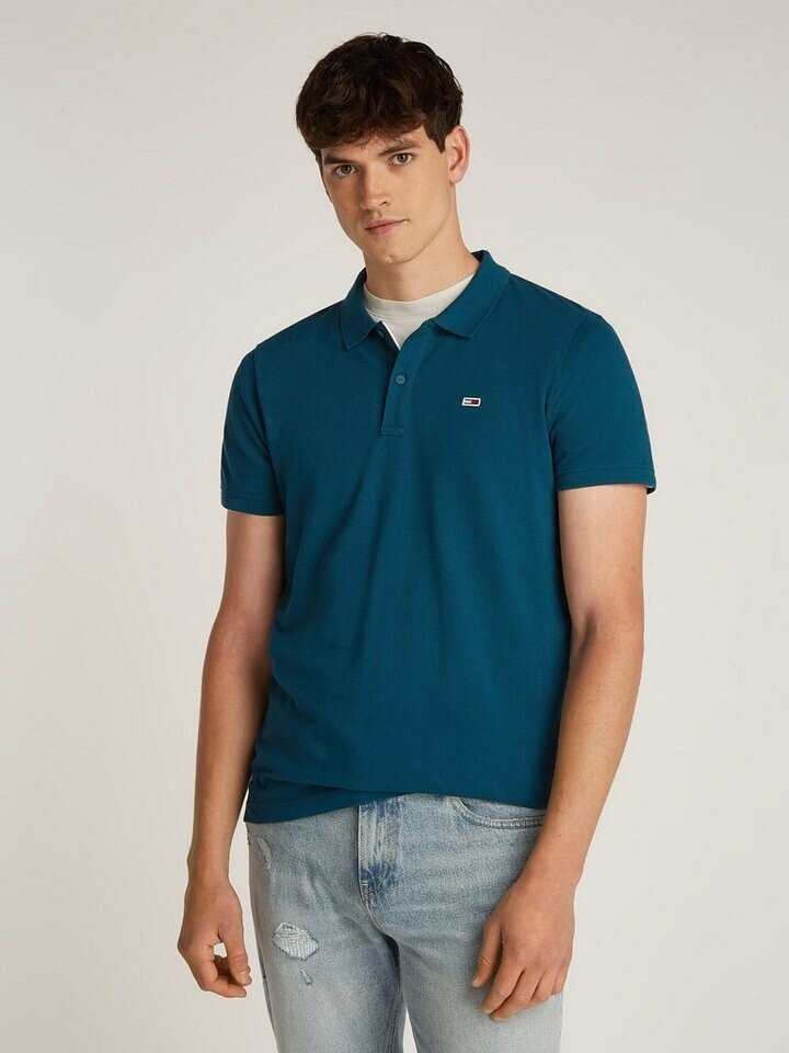 Tommy Hilfiger Polo Shirt Short Sleeve Slim Fit Deep Seawater blue