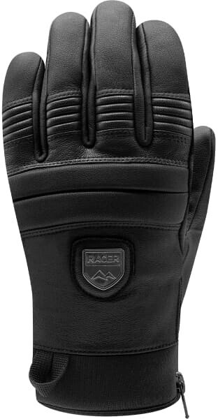 Racer Racer Leather Ski Gloves black