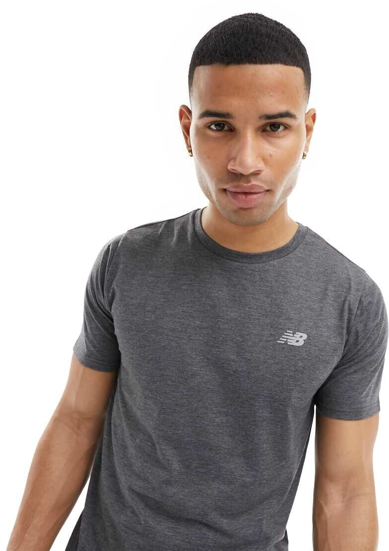 New Balance Heathertech T-Shirt grey black