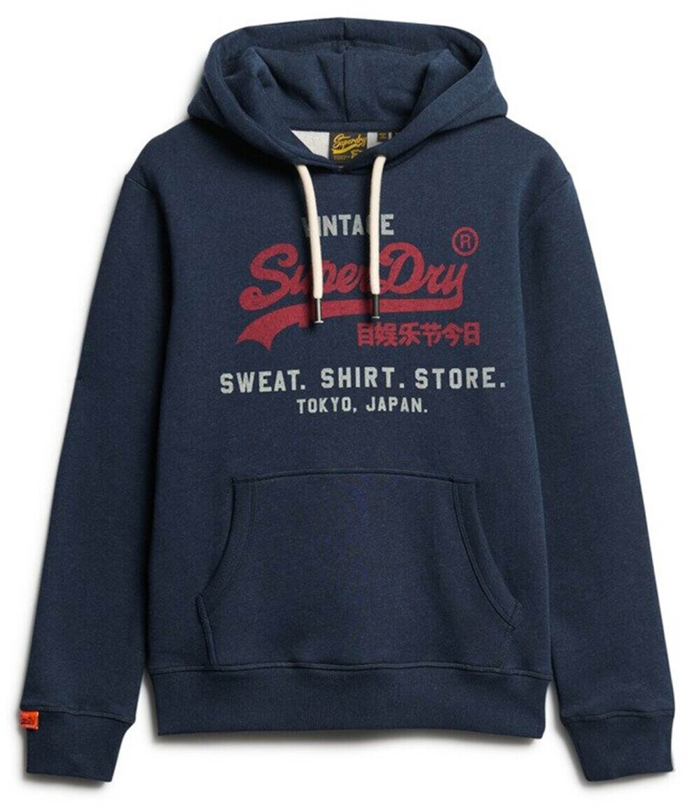 Superdry Vl Heritage Relaxed Hood Hoodie dark blue