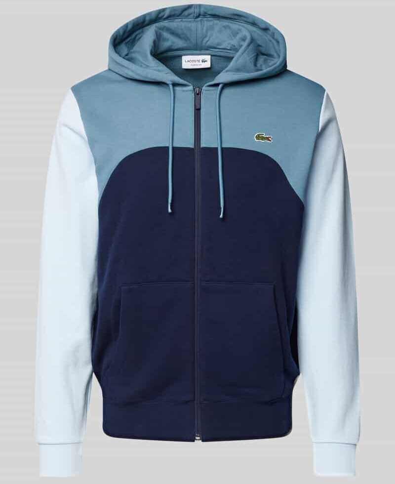 Lacoste Hooded Sweatjacket blue