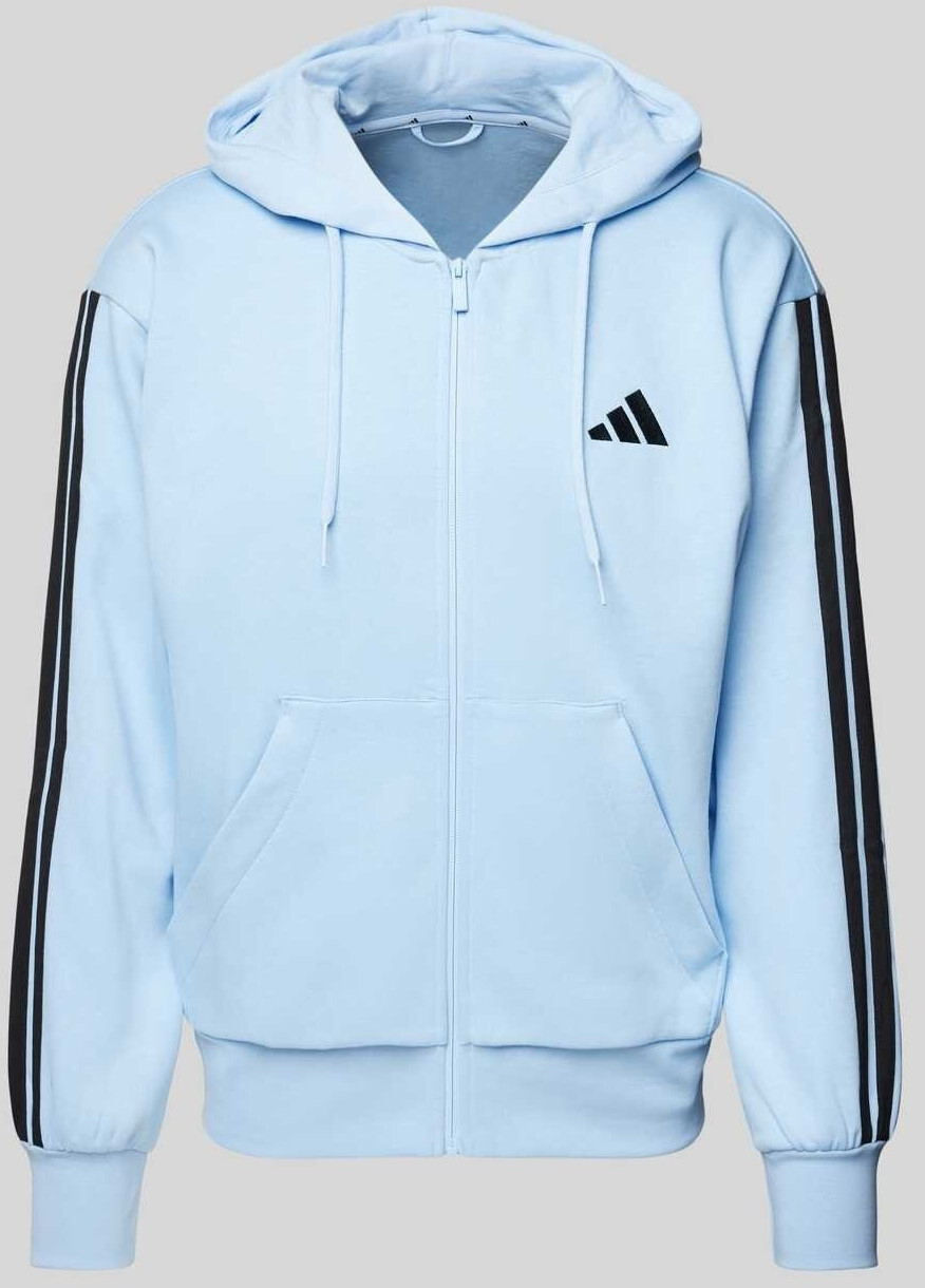 Adidas Sweatjacket with viscose blend label stitching blue