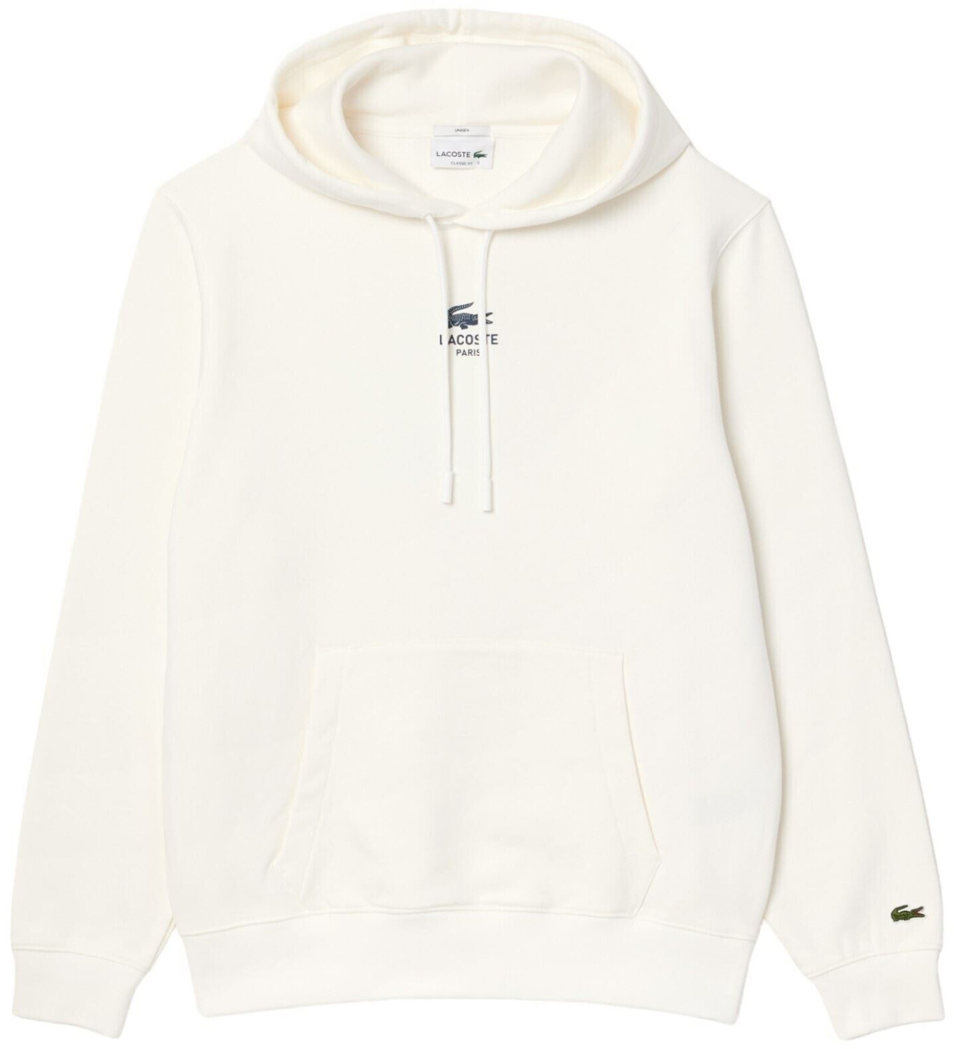 Lacoste Big Logo Hoodie pure white