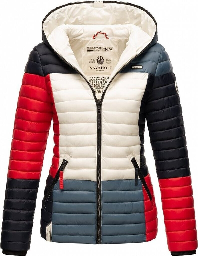 Navahoo Quilted Jacket Multikulti multicolour tricolore
