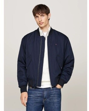 Tommy Hilfiger MW0MW36592 Thermal Bomber Jacket navy