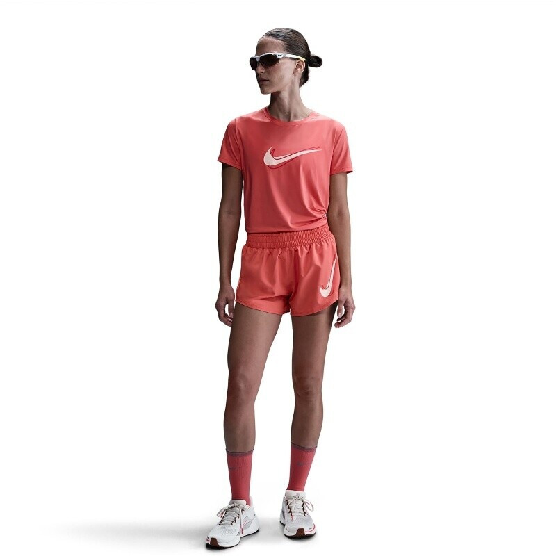 Nike One Swoosh Women's Dri-FIT Short-Sleeve Running Top (HJ2204) magic ember