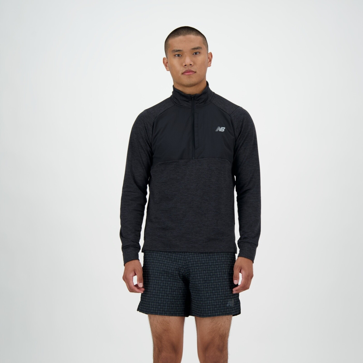 New Balance Athletics Heat Grid 1/2 Zip (MT43204) black