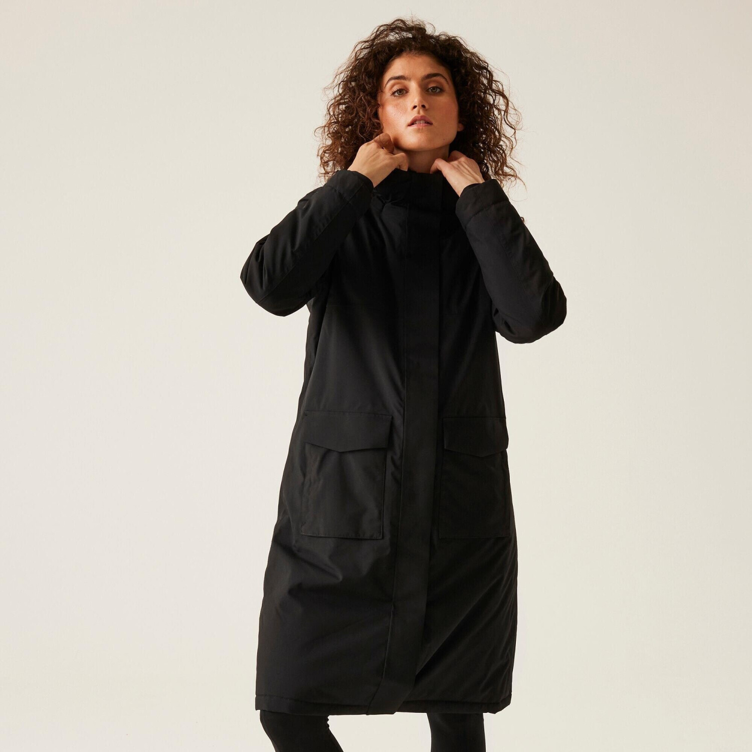 Regatta Yarli Waterproof Long Jacket black