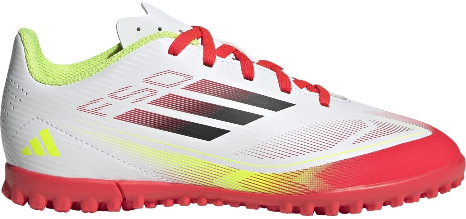 Adidas F50 Club Kids TF (IE3732) cloud white/core black/solar yellow
