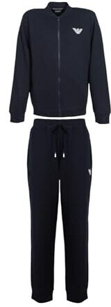Emporio Armani Iconic Terry Loungewear Tracksuit navy