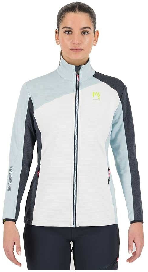 KARPOS Federa Full-Zip Fleece Jacket bright white sterling blue vulcan