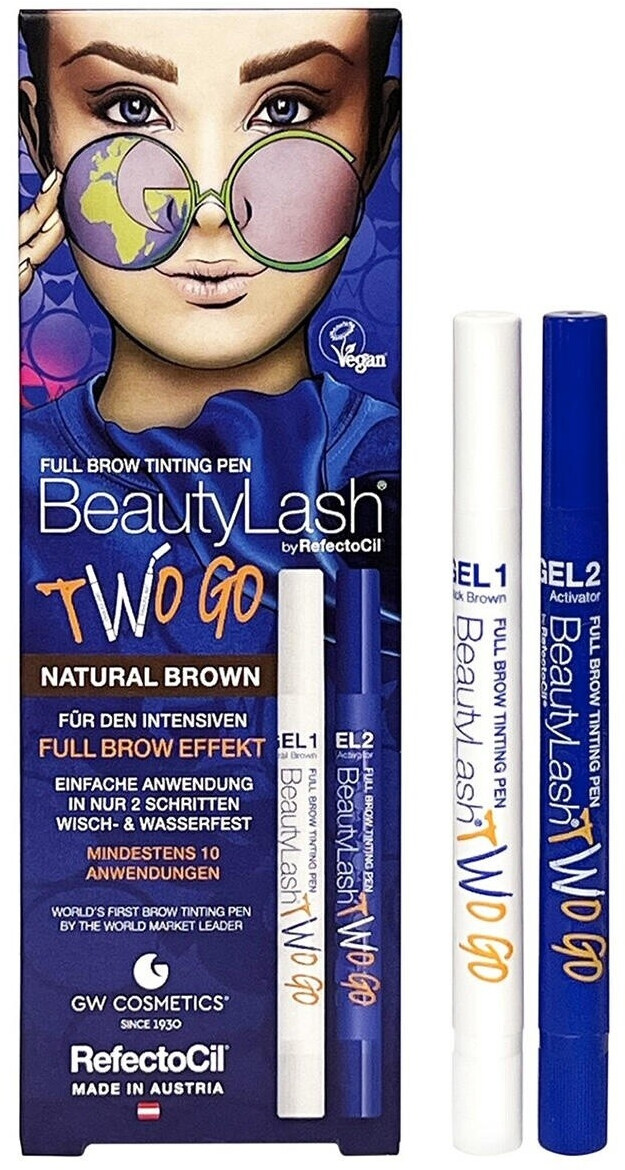 RefectoCil Booster & BeautyLash Two Go Natural Brown (2x6ml)