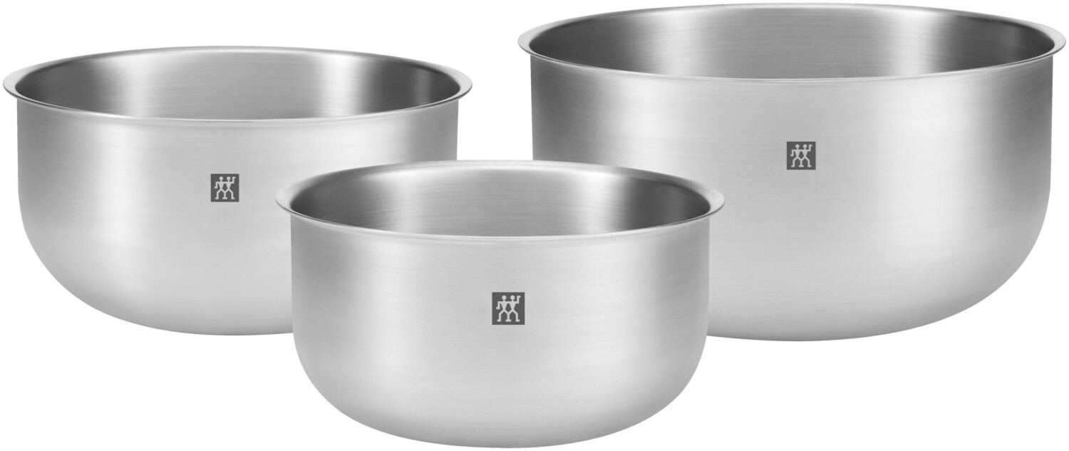 ZWILLING Prep bowl set 3-piece silver (17cm, 21cm, 25cm)