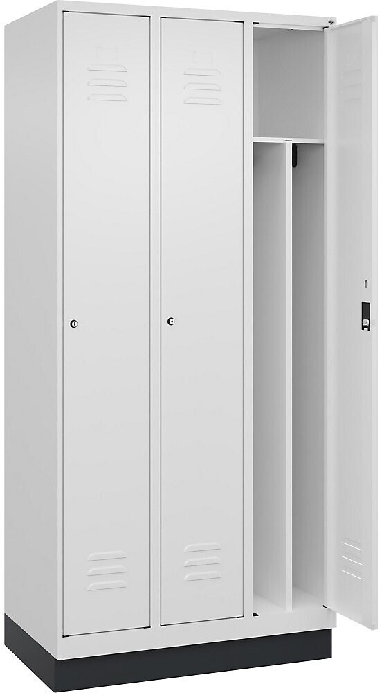 Spind Sf C+P Spind Classic PLUS 080020-30f mit Sockel 3 Abt.300mm Trennwand ...
