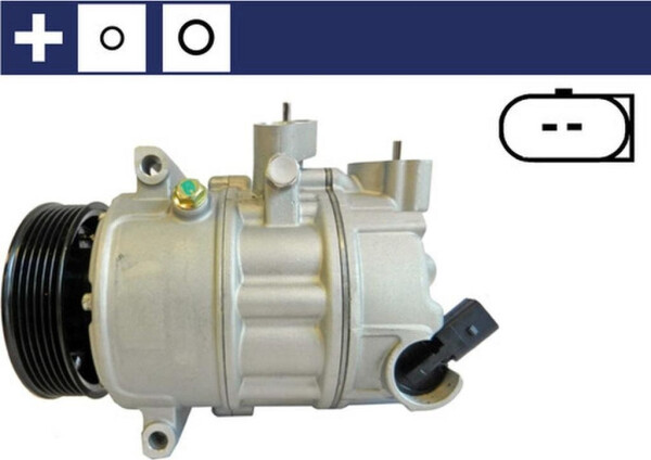 Mahle Kompressor Klimaanlage ACP 6 000S für VW Seat Skoda Audi Passat B7 Leon A3, Bild 9
