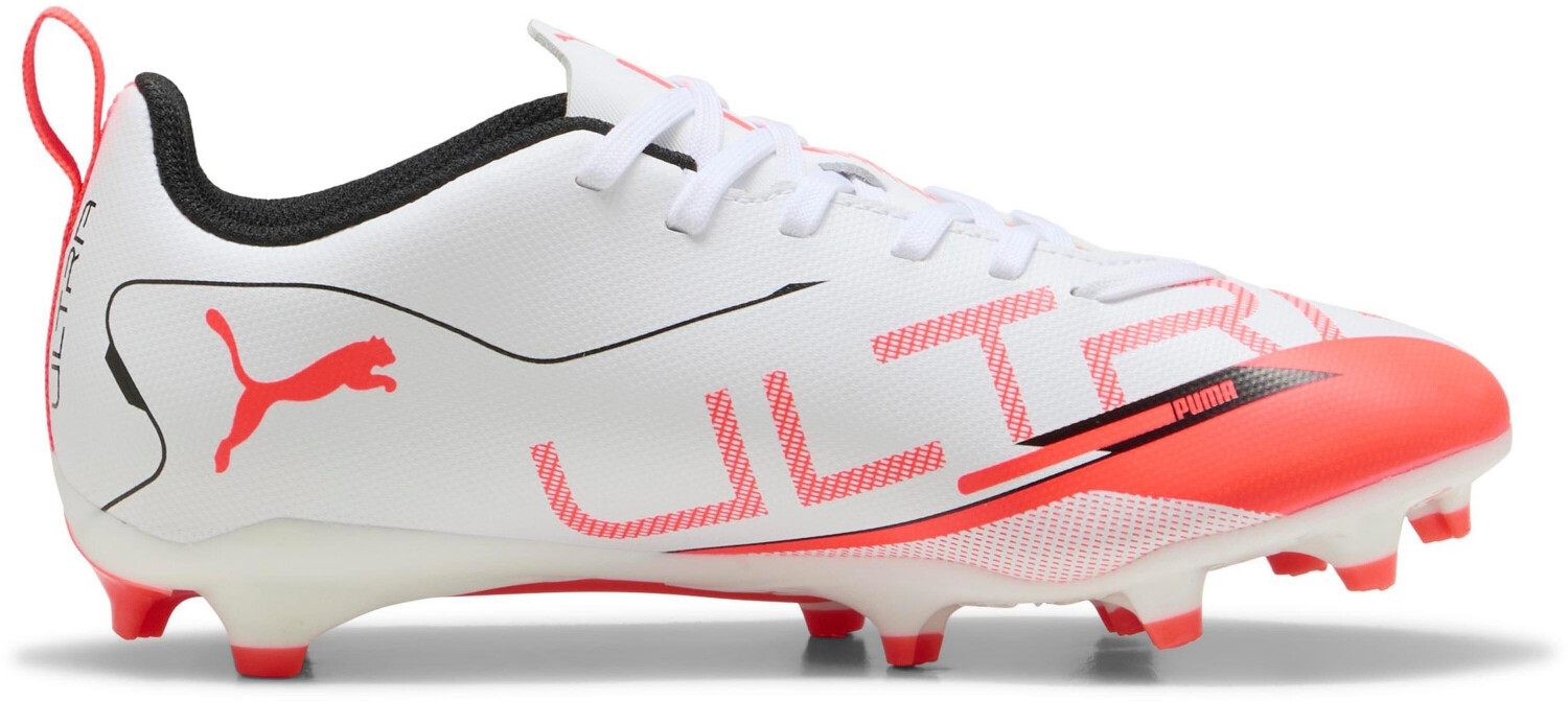 Puma Ultra 5 Play FG/AG Teenager (108170-01) white/black/glowing red