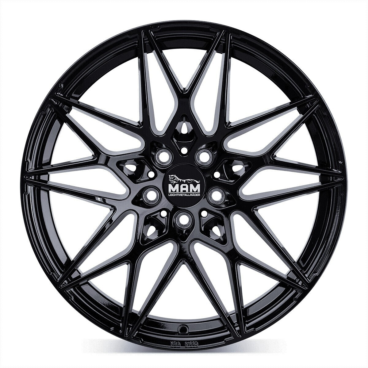 MAM B2 black painted (8.5x19) black