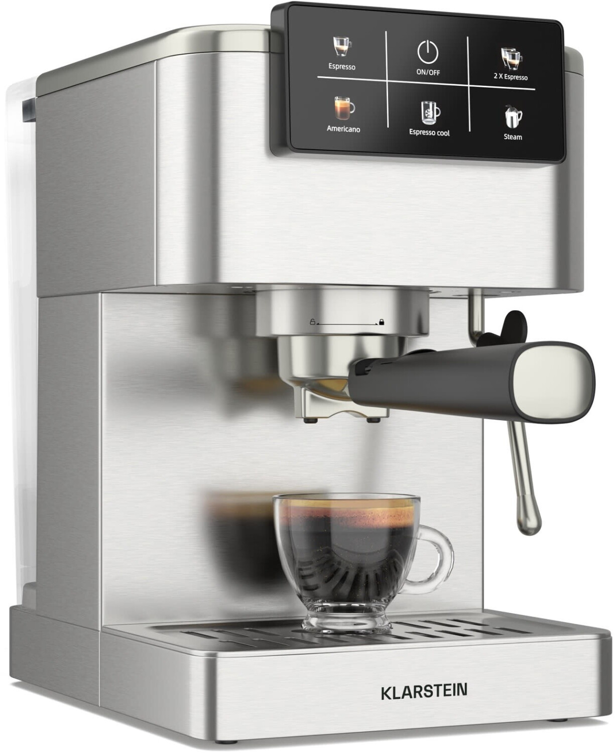 Klarstein SteelPresso Touch espresso machine stainless steel