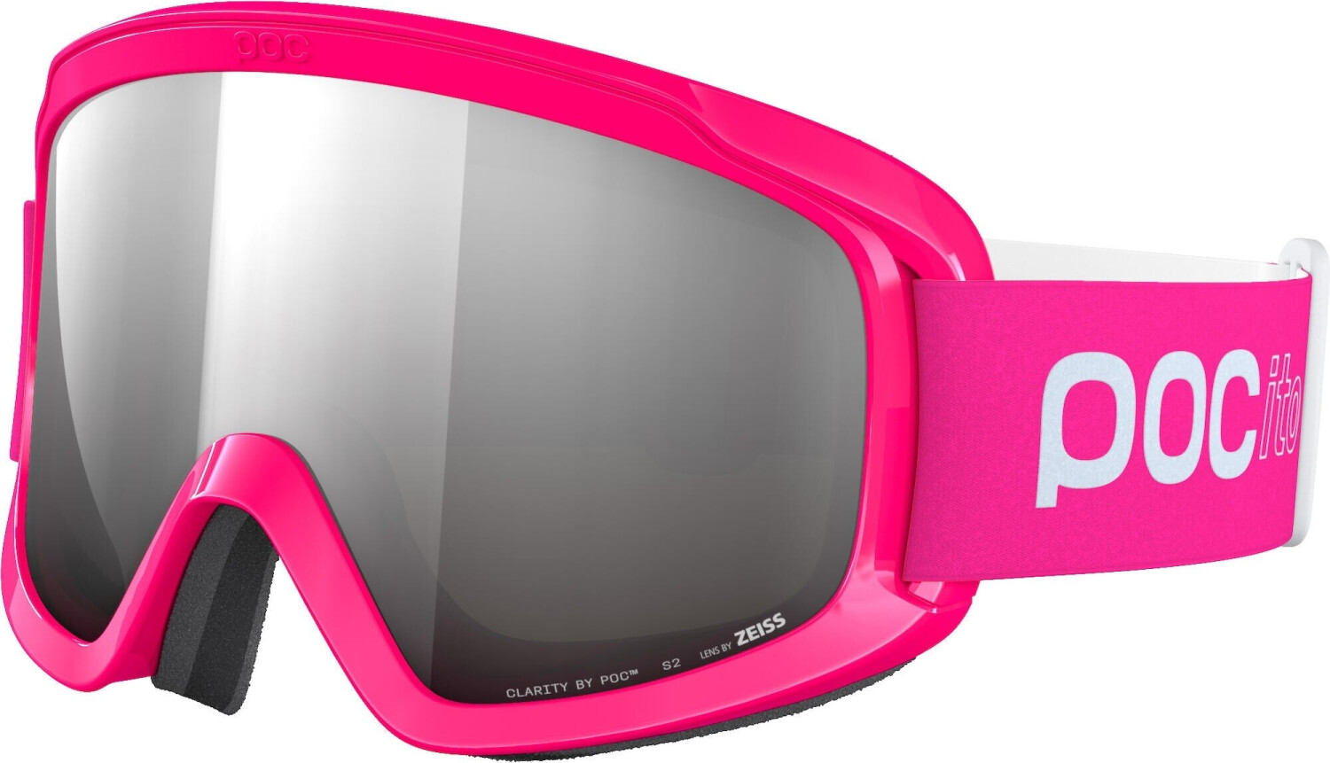 POC Pocito Opsin fluorescent pink/partly sunny silver