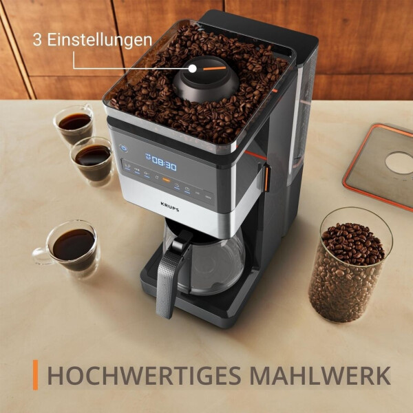 Krups KM8428 Grind Aroma Schwarz, Bild 8