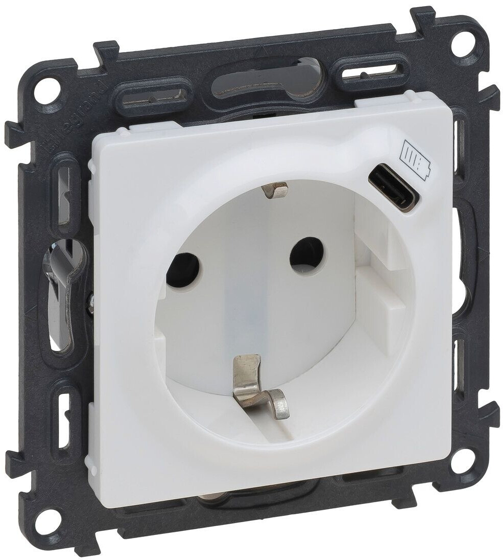Legrand Steckdose 753135 Valena 753135 Life Steckdose mit erh. Ber.-sch ...