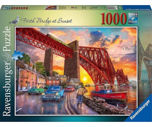 Ravensburger Forth Bridge bei Sonnenuntergang Schottland (1000 Teile)