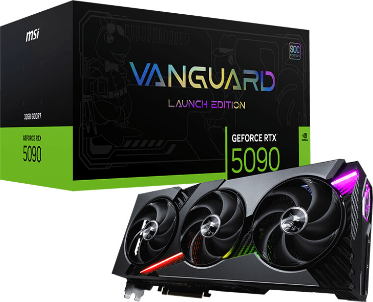 MSI GeForce RTX 5090 Vanguard Launch Edition