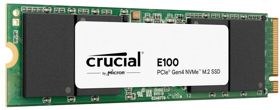 Ssd 2tb Crucial SSD Interno E100 1TB M.2 NVMe PCIe Gen4, Até 5.000
