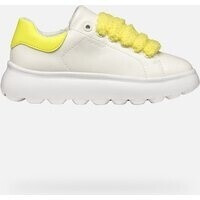 Geox Puffypop Girls white neon yellow