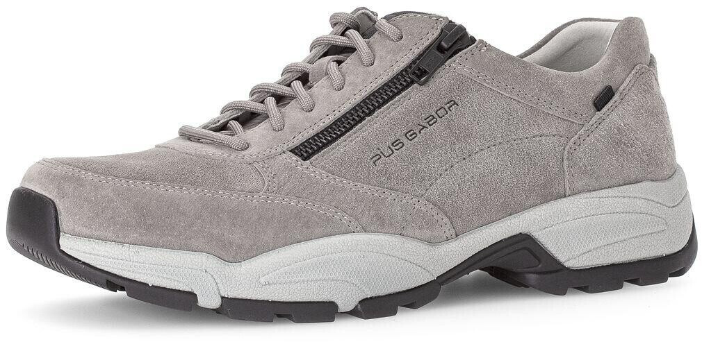 Pius Gabor Sneaker Basse Uomo In Pelle Grassa - Plantare Intercambiabile - Suola In Gomma - Marrone (Braun Espresso) 44 EU