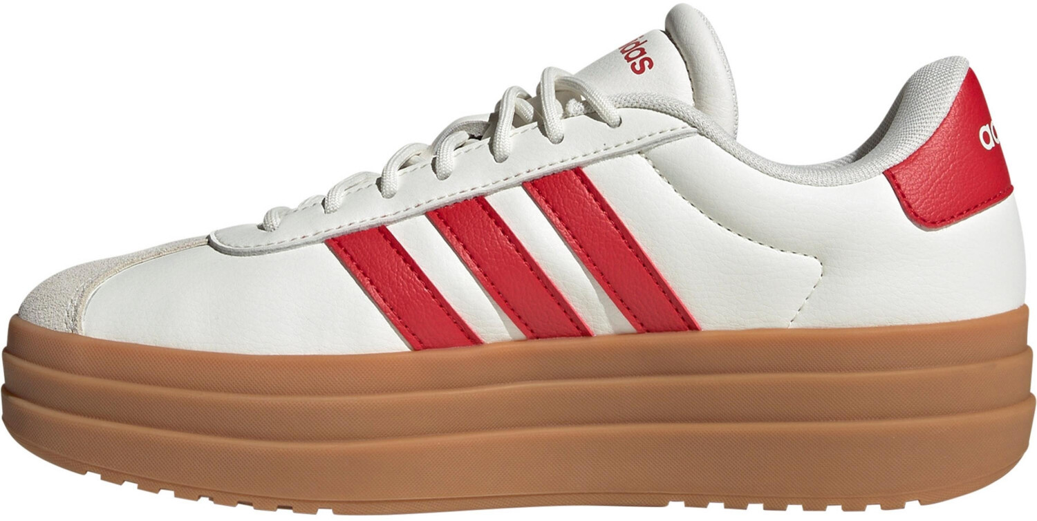 Adidas VL Court Bold Plateau Sneaker JI1797 core white better scarlet gold met