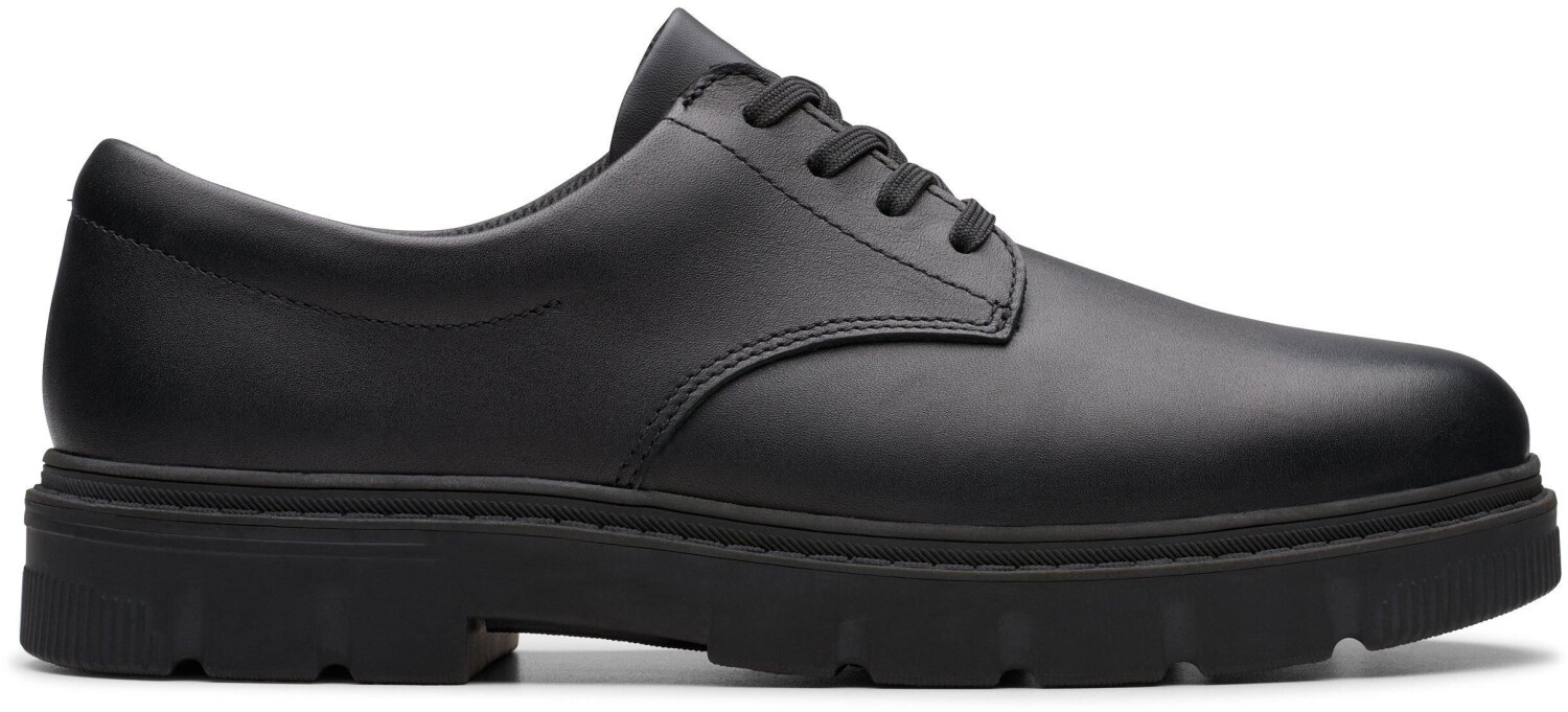 Clarks Lorcam Loop Y Oxford Shoe black leather